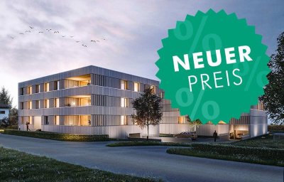 Neuer Preis: Herrliche 4-Zimmer Terrassenwohnung nahe Bodensee (Top B06)