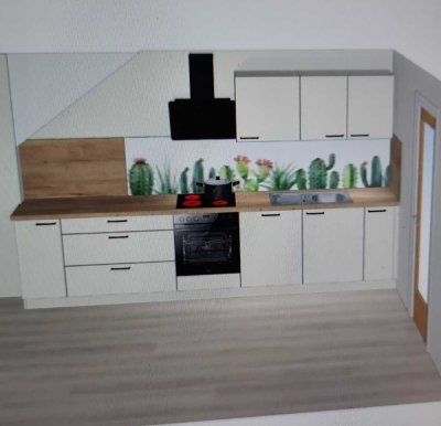 Helle neu renovierte 4-Zi. Dachgeschosswohnung, neue Küche, 2 Balkone