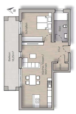 Exklusives Wohnen im Erdgeschoss mit Exklusivität, Eleganz und traumhaftem Ausblick!