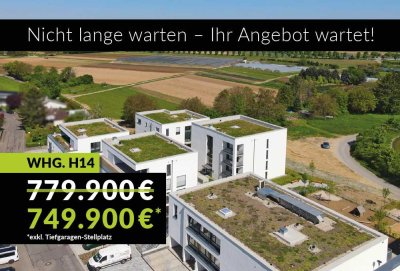 Über den Dächern von Karlsruhe: Exklusives 3-Zimmer Penthaus mit Dachterrasse zum Aktionspreis!