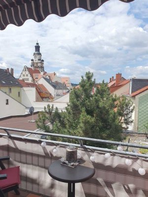 2-Raum DG-WE mit Balkon u. bestem Blick