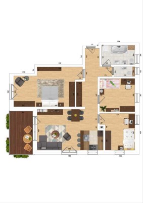 Zuhause ankommen – stilvolle 4-Zimmer-Wohnung mit Balkon im Neubau