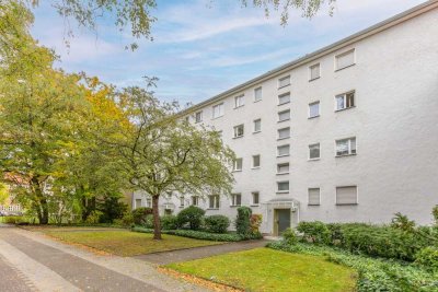 Alt-Mariendorf: Frisch renoviertes 1‑Zimmer‑Apartment mit SW‑Balkon und Blick ins Grüne