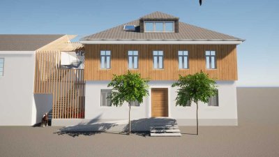 Erstbezug mit Balkon und EBK: Stilvolle 2-Raum-Loft-Wohnung mit geh. Innenausstattung in Blaubeuren