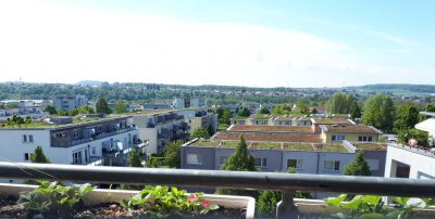 Lichtdurchflutete 3,5-Zimmer-Dachgeschosswohnung mit Dachterrasse und schöner Weitsicht