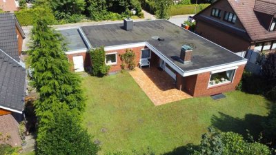 Wundervoller Bungalow auf dem Rhen! Traumlage, Vollkeller und Kamin inklusive