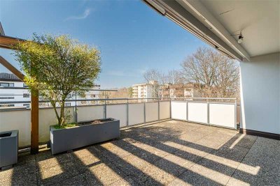 Ganz oben mit wunderschöner Terrasse!