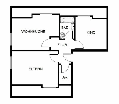 Nachmieter gesucht: 2-Zimmer-Wohnung in Herne Unser Fritz