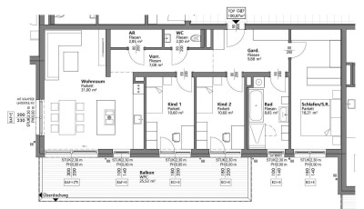 Engerwitzdorf | Mittertreffling - Neubau 4 ZI-Wohnung mit großem Balkon - Nähe JKU!