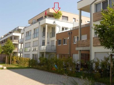 moderne 2 Zi Penthousewohnung Nähe Siemens Campus