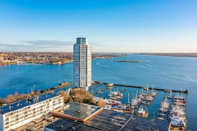 Charmante 2-Zi.-Whg. mit traumhaftem Blick über die Schlei! 61 qm Wfl. mit S-/O-Loggia!