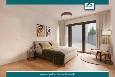 Zentrale Neubauwohnung mit Terrasse – 2 Zimmer, modern & hell