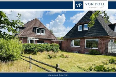 Einzelhaus und Doppelhaus mit Heideblick