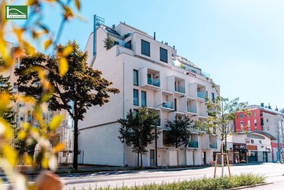 Eigengrund in Bestlage: Begehrte Wohnung inkl. Küche beim Donauzentrum / U-Bahn U1 (Neubau 2018) - 10 U-Bahn-min zum Stepahnsplatz