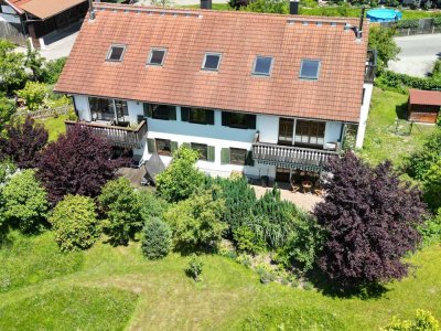 Oberalting am Pilsensee, helle, schöne 4 Zimmer-Whg.+Wohnk, 2 Bäder, 2 Balkon, Gartenanteil