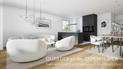 Exklusive 5-Zimmerwohnung mit Sonnenterrasse und Privatgarten im QUARTIER an der OPPENHEIMER!