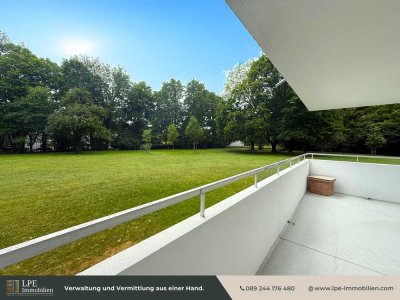 ⓁⓅⒺ 143m² - 4-Zimmer! Top-Lage in Bogenhausen mit XXL-Balkon und Blick ins Grüne