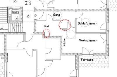 Neuwertige 2-Zimmer Erdgeschosswohnung mit Terrasse in Grafing bei München