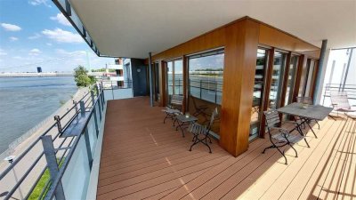 Repräsentative 4 Zimmer Wohnung mit einzigartigem Blick auf die Kölner Skyline
