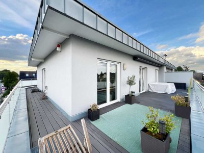 � Ihr Himmelreich. Sonnig. Großzügig. Exklusives 3,5-Zimmer-Penthouse mit Dachterrasse in Troisdorf