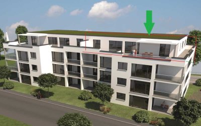Penthouse Wohnung mit 5 Zimmern und großem Balkon mit herrlicher Aussicht