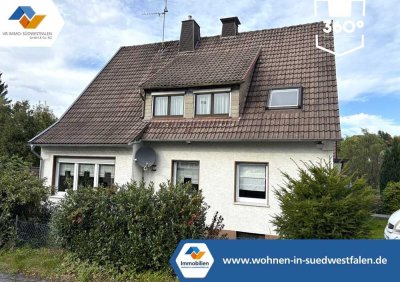 VR IMMO: Zweifamilienhaus mit großem Garten