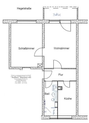 2 Zimmer. 2. Etage. 100 % Wohlgefühl mit Dusche!