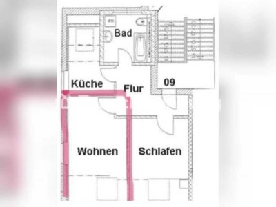 Tauschwohnung: Tausche 2 gegen 3 Zi-Wohnung