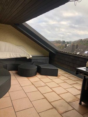 Dachgeschosswohnung mit Blick auf den Bostalsee