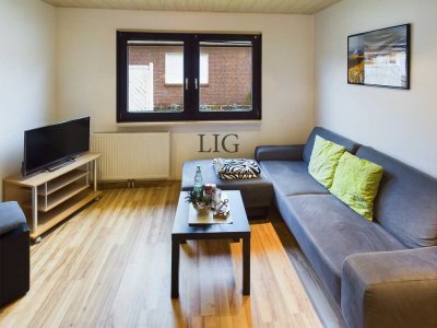 Langeoog: Ferienwohnung P02 im Erdgeschoss mit eigenem Eingang und Gartenteil nahe Weststrand!