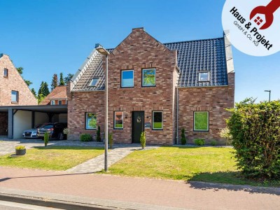 Energiesparendes Wohnen: Modernes Einfamilienhaus im KfW-40-Standard