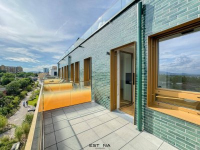 Möbliertes Apartment mit atemberaubendem Ausblick beim Naherholungsgebiet Wienerberg