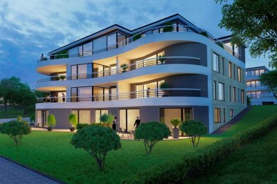 Luxury Penthouse Loft  //  exklusives Design  // große geschwungene Dachterrasse  //  Sitzfenster