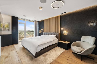 Ein Meisterwerk der Innenarchitektur und Technik - Penthouse mit Blick über ganz Wien!