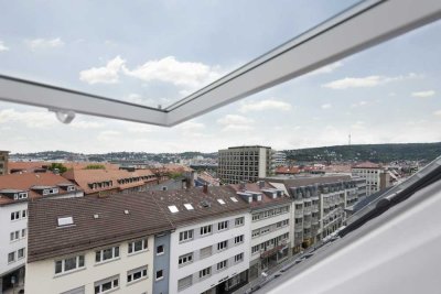 Leben am Feuersee: helle 3-Zimmer Galeriewohnung mit Balkon