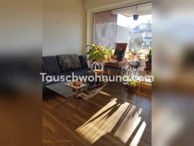 Tauschwohnung: Ruhe Terrasse und Grüne in Kreuzviertel gegen 3+ Zi. Wohnung