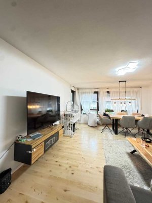 Helle 4-Zimmer-EG-Wohnung mit Balkon in Korb