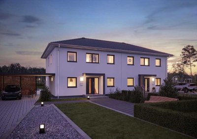 *Moderne Doppelhaushälfte - Clever geplant, effizient gebaut Ihr Zuhause mit optimaler Raumnutzung*