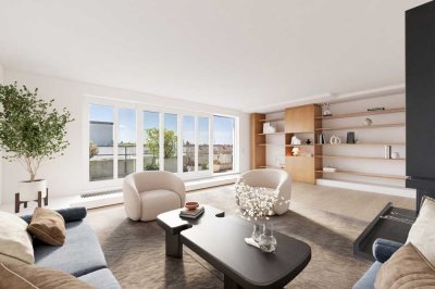Penthouse-Wohnung in bester Lage – viel Licht, viel Potential
