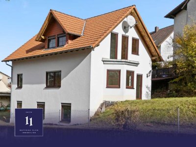 Charmantes Wohnhaus mit solider Substanz und großem Gestaltungspotenzial