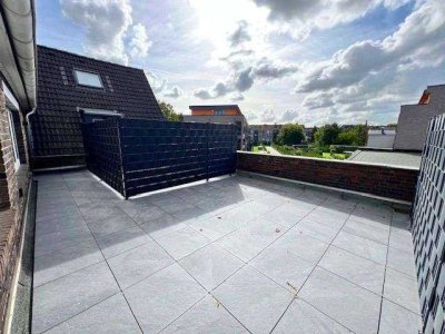 LOFTARTIGE DG-WOHNUNG - RIESIGE DACHTERRASSE (in SW-LAGE (ca 35m²)- STP IM INNENHOF -NEUAUSBAU  2025