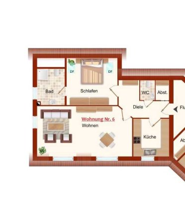 Attraktive 2-Zimmer Wohnung