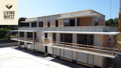 Landliebe in Fischlham | Exklusives Penthouse mit 42 m² Terrasse mit Glasgeländer &amp; Panoramablick - Haus 1 TOP 9