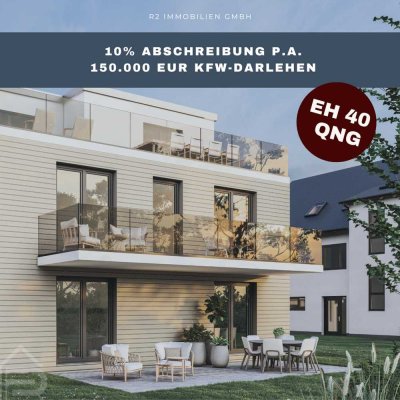 Neubau Penthouse // EH40 QNG-zertifizierte Kapitalanlage für 4.000 €/m² – inkl. Erstvermietung