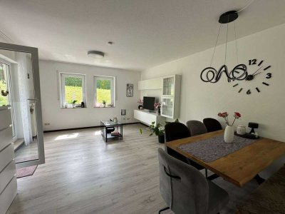 Himmelfeld: Helle 2-Zimmer-Whg. mit TG-Stellplatz u. Terrasse