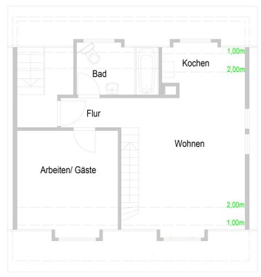 Altbauliebhaber aufgepasst - flairvolle 3,5-Zimmer-DG-Wohnung mit Blick auf Burg