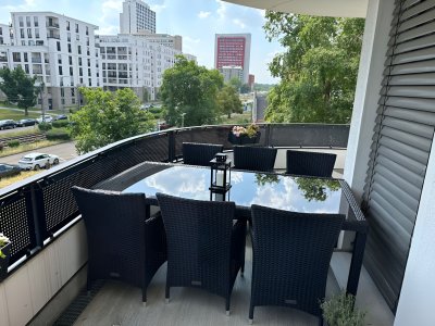 WG - 62qm2 Neubauwohnung mit sonnigen Rundbalkon