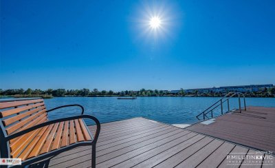 RESERVIERT++NEU in Vösendorf ++Moderne Gartenwohnung mit ganzjährigem Zugang zu einem gemeinschaftlich genutzten BADETEICH+Süd-Westseitige 3-Zimmer Wohnung (ca. 74m2) mit Garten und Terrasse (ca. 65m2) – Ihr sonniges Zuhause++