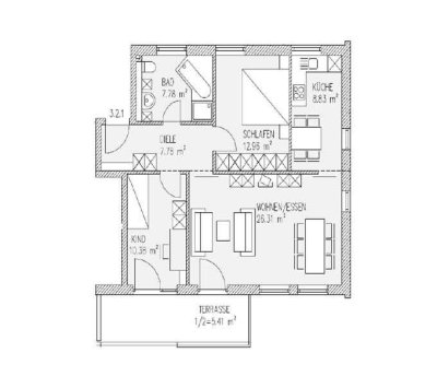Helle Wohnung mit hohen Decken, Balkon, Garage & tollem Schnitt, zentral & ruhig