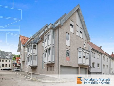 Vielseitig nutzbare Wohnung 
mit TG-Stellplatz
